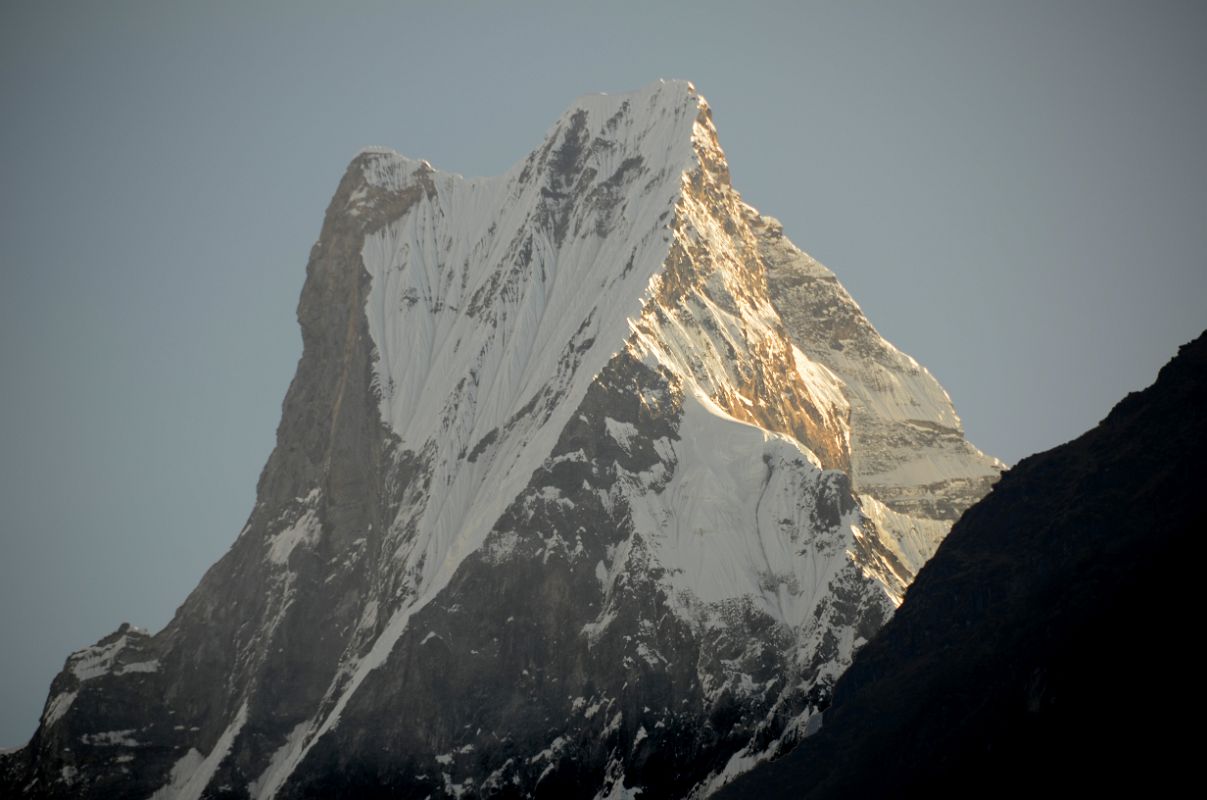 12 Machapuchare From Trek Between Sinuwa And Bamboo On Way To Annapurna Sanctuary 